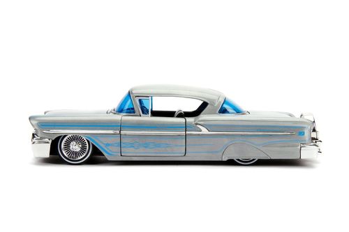 1958 Chevrolet ミニカー シルバーJADA1/24