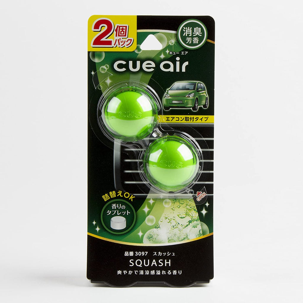 Carall Cue Air Clip Car Air Freshener, Squash 3097 Made in Japan