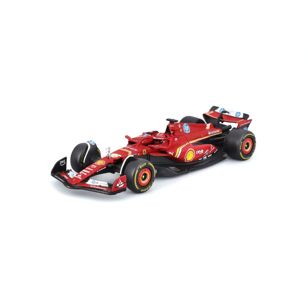 1:43 Formula 1  Ferrari SF-24 (2024) Model with helmet and display case