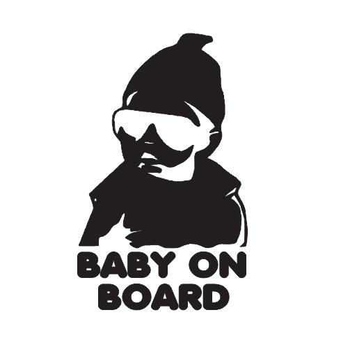 STICKER DECAL BABY ON BOARD