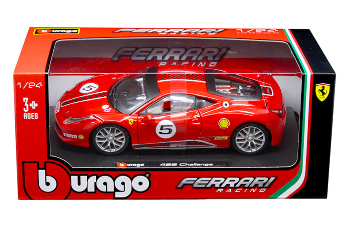 1:24 Ferrari Racing - Ferrari 458 Challenger Red