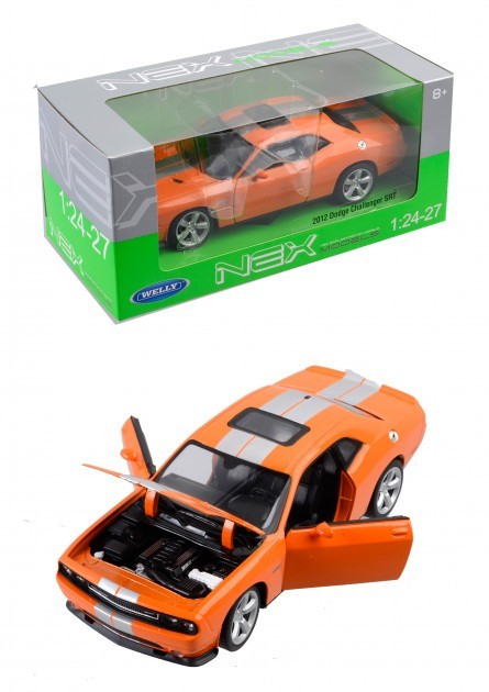 WELLY 1:24 2013 Dodge Challenger SRT (orange) 24049