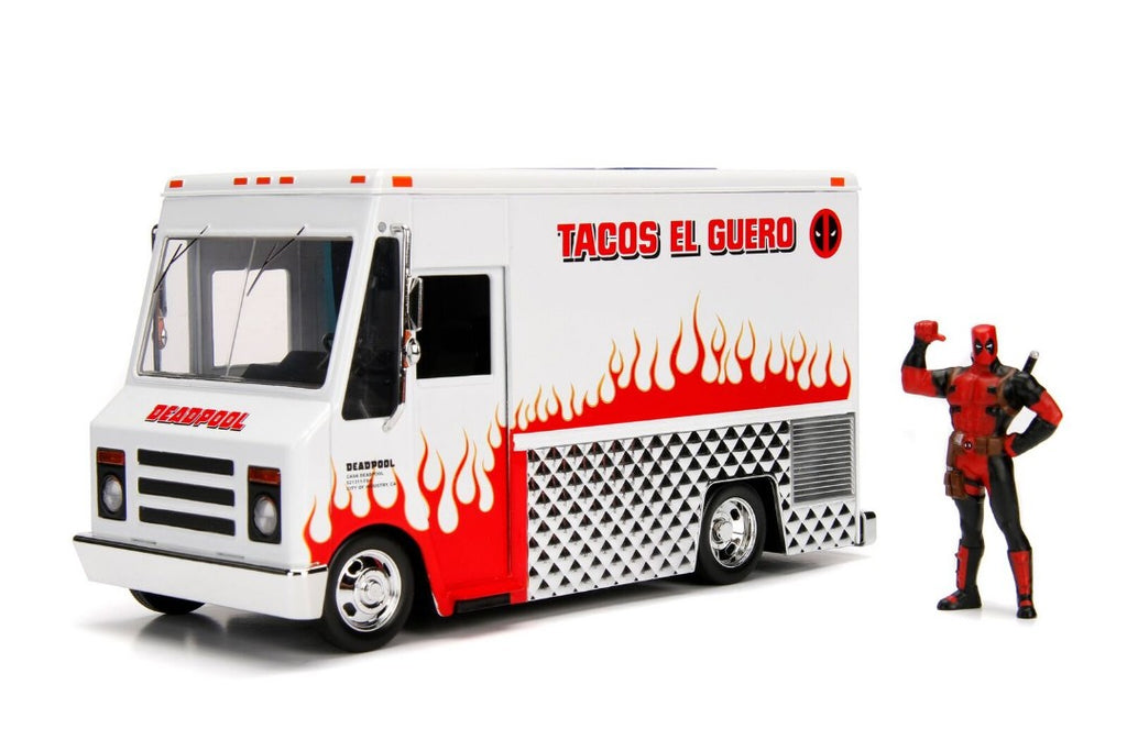 Jada 1/24 "Hollywood Rides" Deadpool Food Truck w/Deadpool 99730