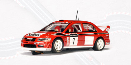 AUTOart 1:43 MITSUBISHI LANCER EVO VII WRC T.MAKINEN/K.LINDSTORM 2001 RALLY GREAT BRITAIN
