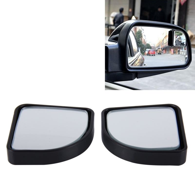 3R-015 2 PCS CAR BLIND SPOT REAR VIEW WIDE ANGLE MIRROR