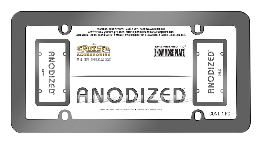 ANODIZED, GRAY 20820