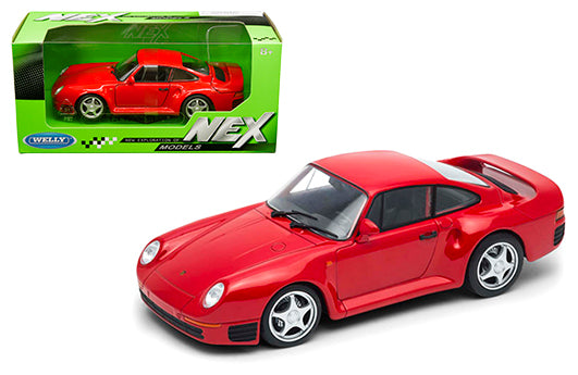 WELLY 1:24 Window Box Porsche 959 (Red)24076