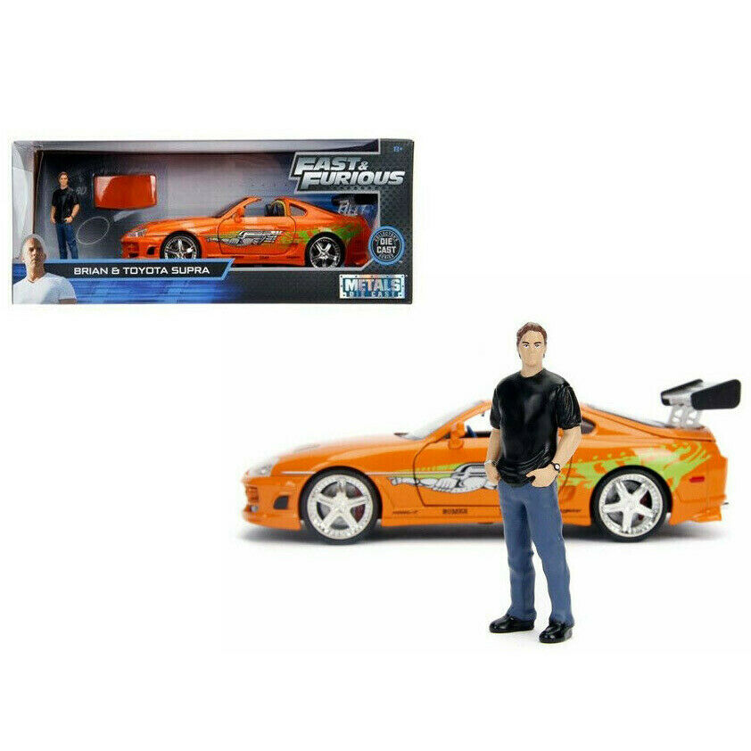 Jada 1:24 Brian & Supra with figure F&F Diecast Model 30738