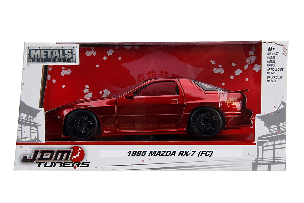 Jada 1/24 "JDM Tuners" 1/24 1985 Mazda RX-7 RC- Candy Red