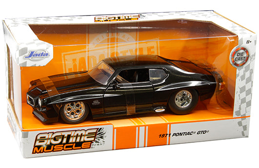 1:24 Bigtime Muscle - 1971 Pontiac GTO "The Judge" (Black) (Made in Vietnam) 31644