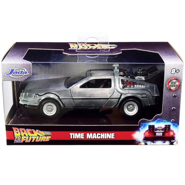 1:32 W/B- Hollywood Rides - Back To The Future Part III Delorean Silver JADA 32185
