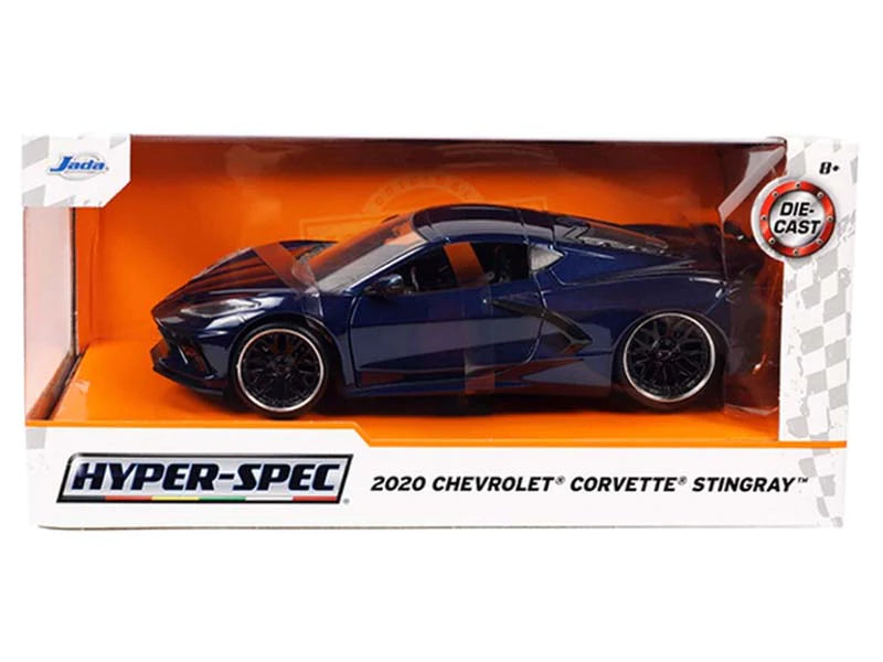 Jada Toys 2020 Corvette Stingray Dark Blue 1:24 32949