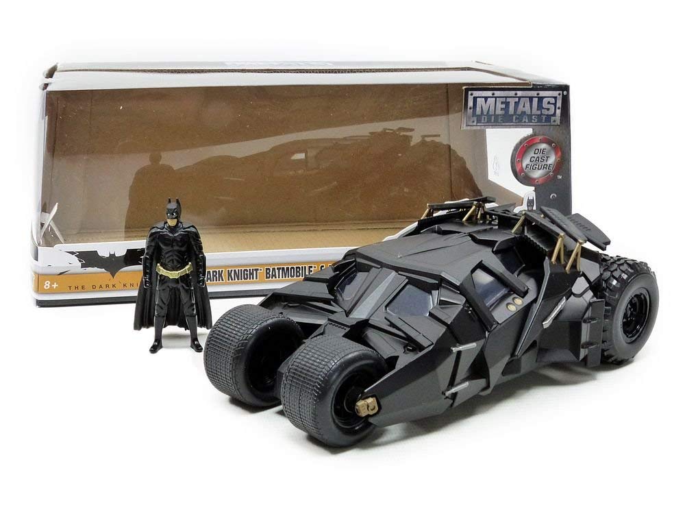 Jada 1:24 The Dark Knight & Batman with figure Diecast Model 98261