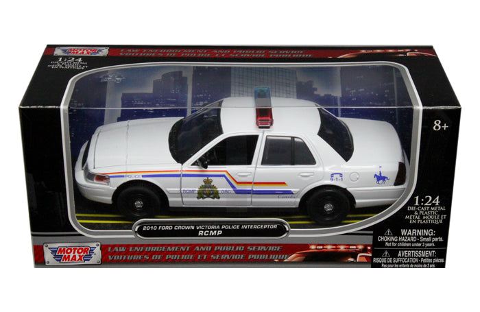 1:24 2010 Ford Crown Victoria Police Interceptor (Plain White)