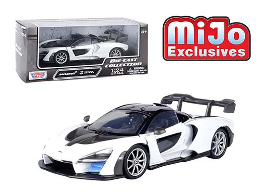 1:24 MiJo Exclusives - McLaren Senna (White with black) 79355