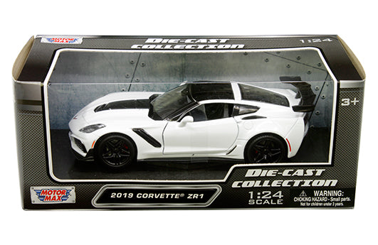 1:24 Window Box - MiJo Exclusives - 2019 Chevrolet Corvette ZR1 (White)