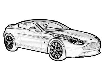 Aston Martin Vantage 2006-2016 rho-plate V2