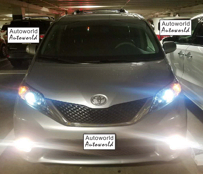 LED Headlight Upgrade for Toyota sienna 2013