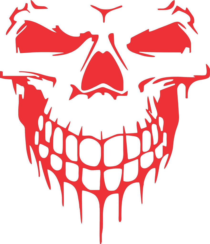 Bloody Skull Decal