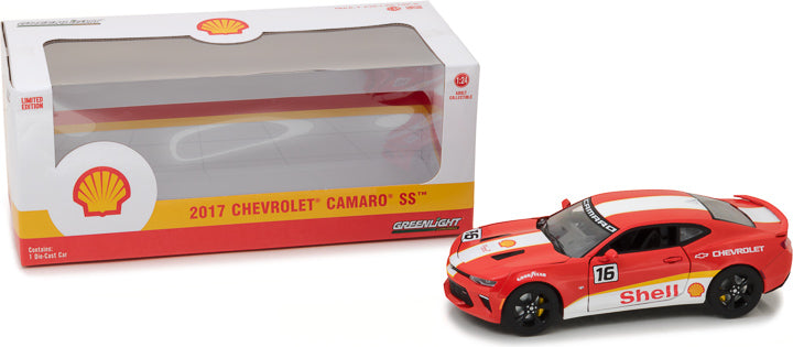 Greenlight 1/24 2017 Chevy Camaro SS Shell Oil-autoworld-1