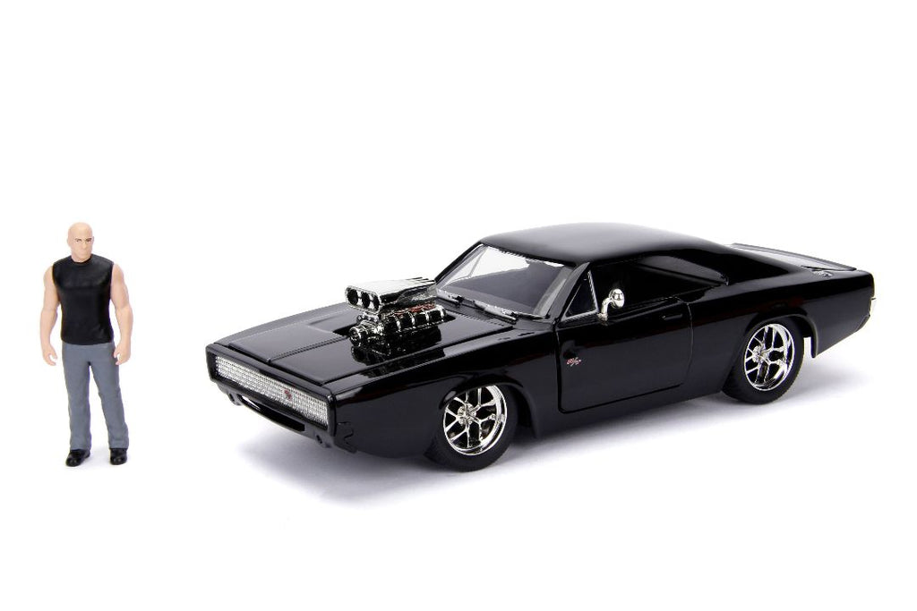 Jada 1/24 "Fast & Furious" Dom's Dodge Charger w/ figure - Build 30698