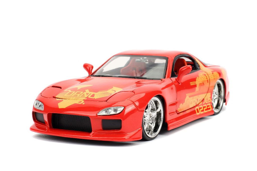 Jada 1/24 "Fast & Furious" Orange Julius' Mazda RX-7-autoworld-1