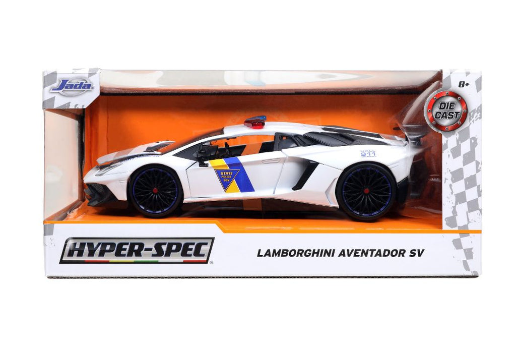 Jada 1/24 "Hyper-Spec" Lamborghini Aventador SV State Police 32276