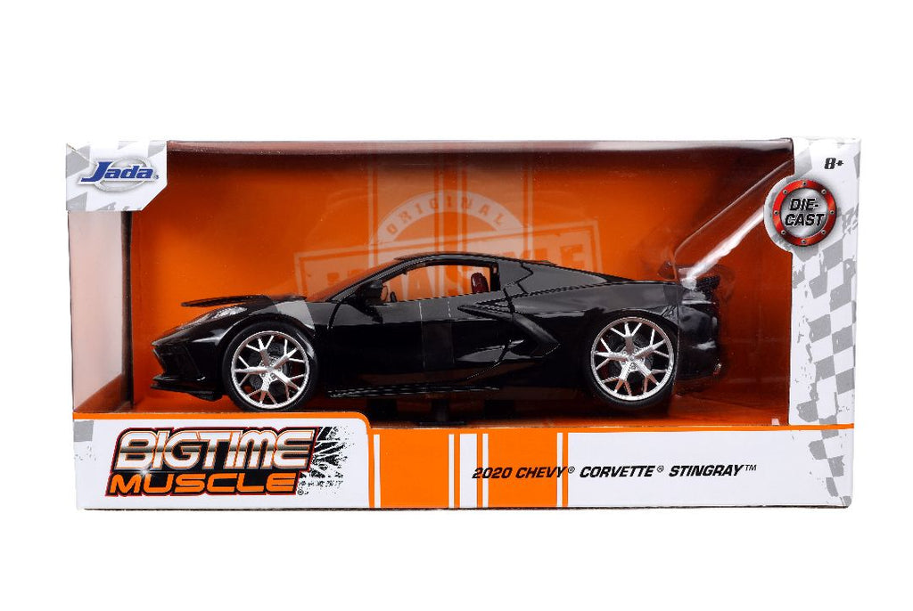 Jada 1/24 "BIGTIME Muscle" 2020 Corvette Stingray - Black 32284