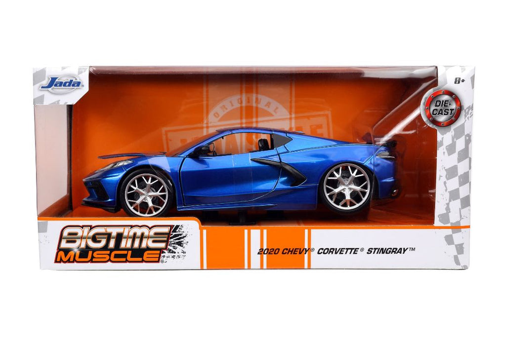 Jada 1/24 "BIGTIME Muscle" 2020 Corvette Stingray - Candy Blue 32537