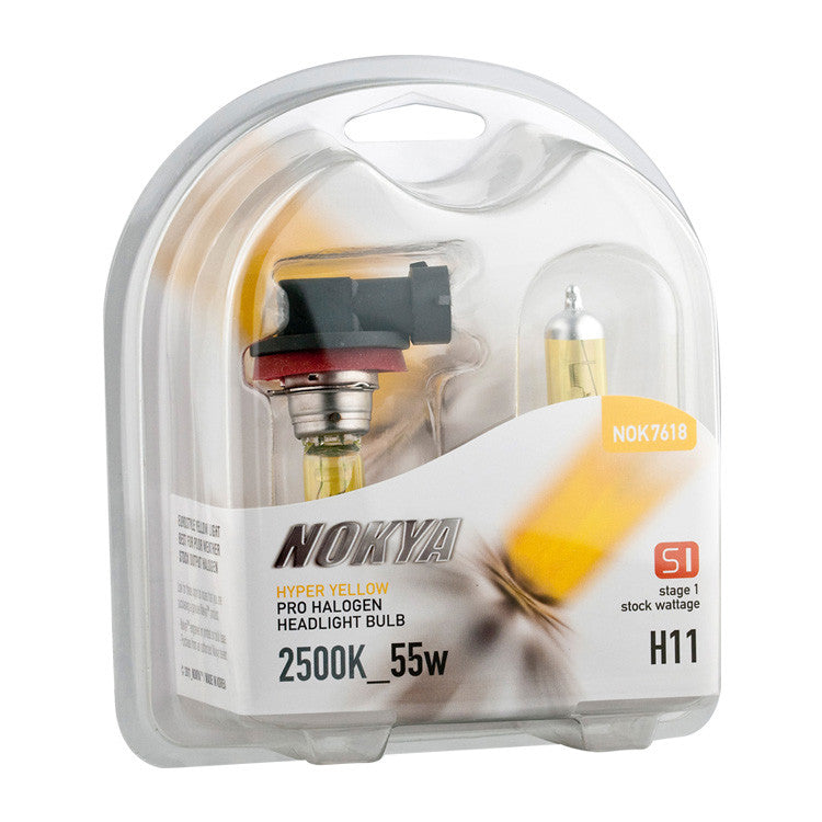 NOKYA HYPER YELLOW H11 2500K