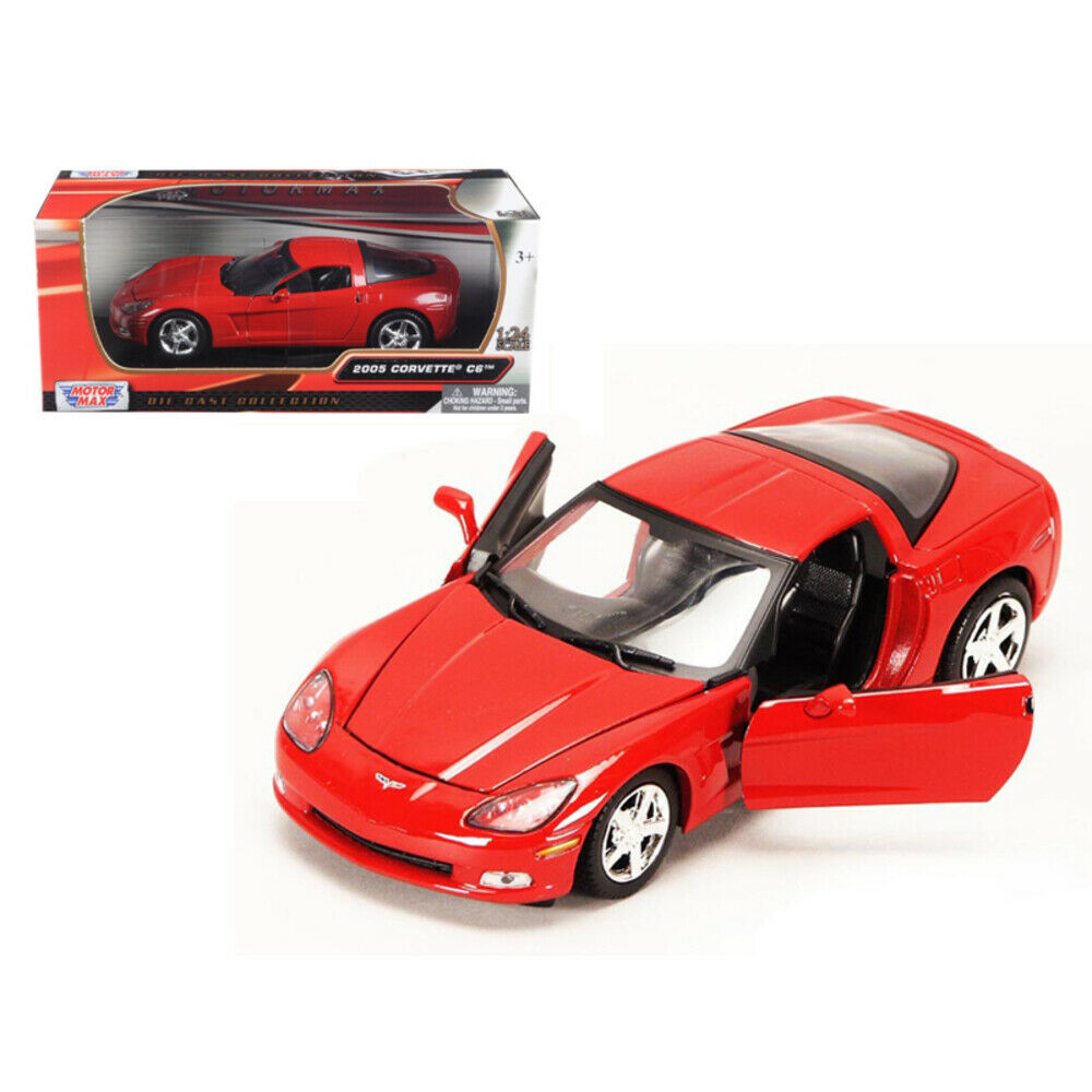 1:24 2005 Chevrolet Corvette C6 (Red)