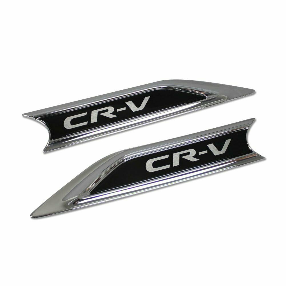 Honda CRV CR-V 2017 2018 2019 Front Air Vent Fender Cover Trims Chrome ABS